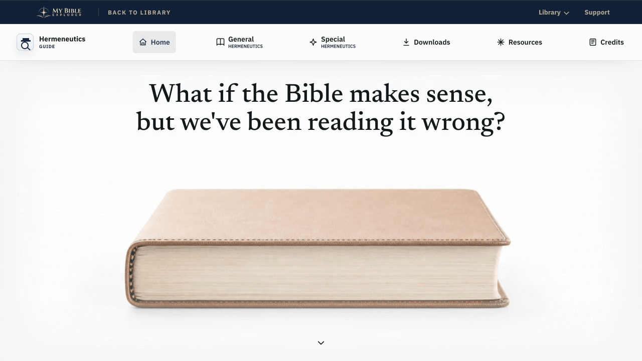 Interpreting the Bible