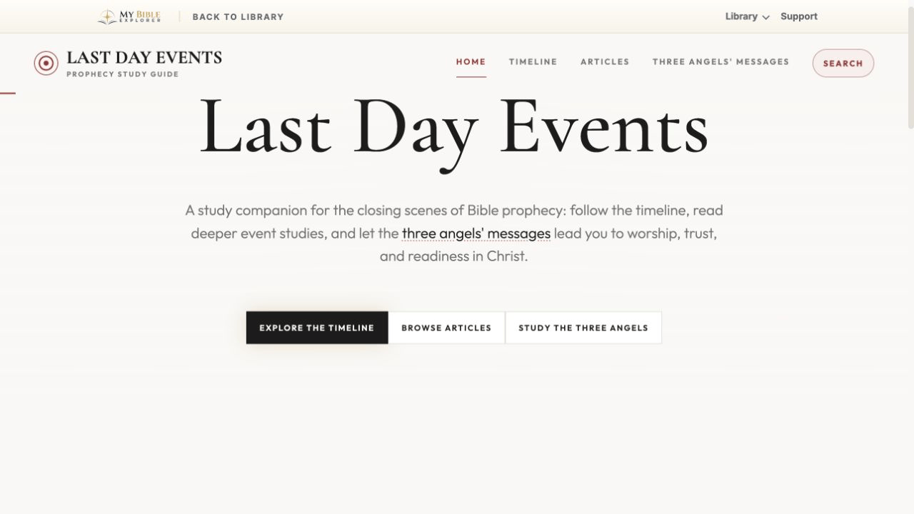 Last Day Events